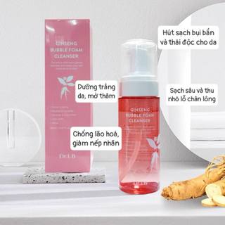 Sữa rửa mặt sủi bọt Mầm sâm Dr.LB