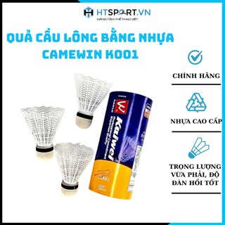 Quả cầu lông bằng nhựa camewin k001 ống cầu 3 quả, cầu lông luyện tập