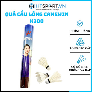 Quả cầu lông camewin k300 ống cầu 12 quả, cầu lông luyện tập
