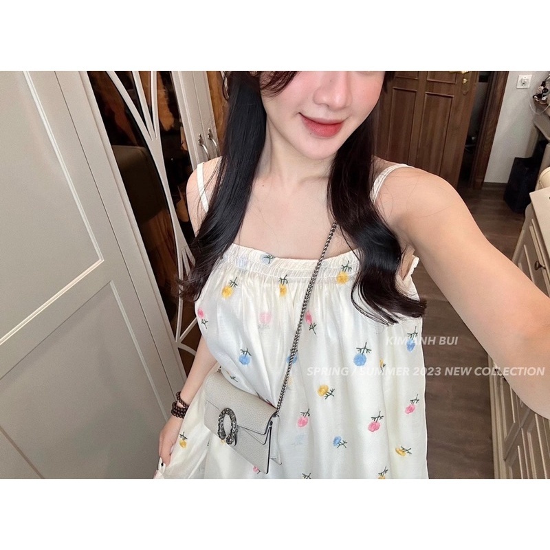 Váy Nữ, Váy Babydoll 2 Dây Hoạ Tiết Hoa Phong Cách Tiểu Thư Siêu Xinh | BigBuy360 - bigbuy360.vn