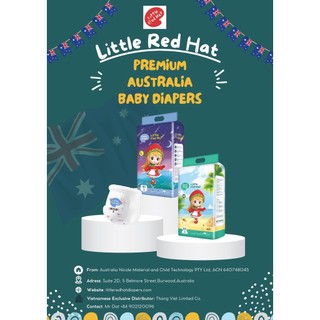 (Voucher 50k) Combo 3 bịch bỉm LITTLE RED HAT - ÚC đủ size