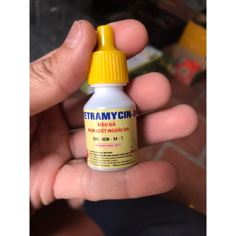 Combo 5 lọ Đậu gà (TETRAMYCIN-D).