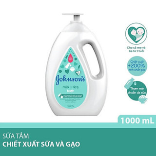 Sữa tắm sữa gạo dịu nhẹ mềm da johnson's