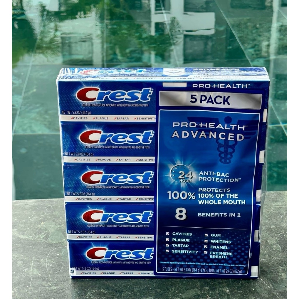 KEM ĐÁNH RĂNG COLGATE TOTAL ADVANCED WHITENING / CREST 3D PROHEALTH ADVANCED (CỦA MỸ)