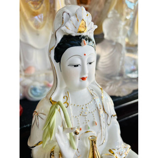 TƯỢNG QUAN ÂM SỨ CAO 30cm
