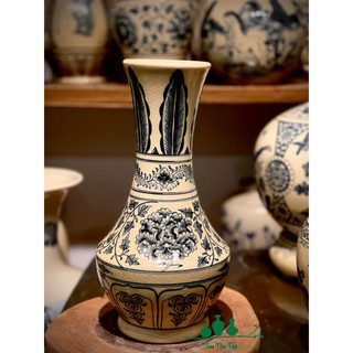 Bình thiên hương - 34cm - gốm chu đậu