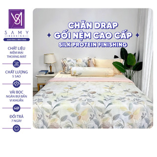 Bộ Chăn Ga Gối Lụa Tencel Coolsilk SAMY BEDDING Cao Cấp Mềm Mịn Sang Trọng