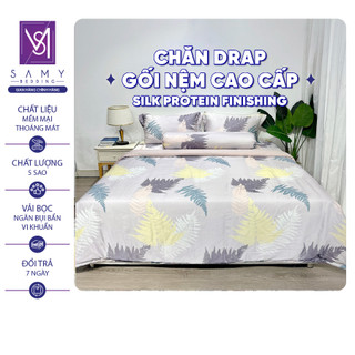 Bộ Chăn Ga Gối Lụa Tencel Coolsilk SAMY BEDDING Cao Cấp Thoáng Mát Sang Trọng