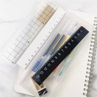 (536) Thước Kẻ MUJI 15CM Số To