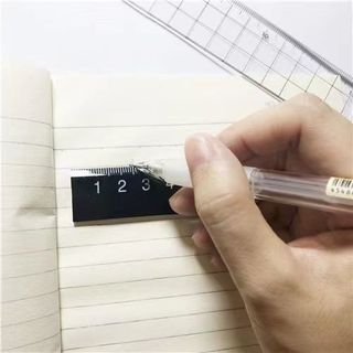 (536) Thước Kẻ MUJI 15CM Số To