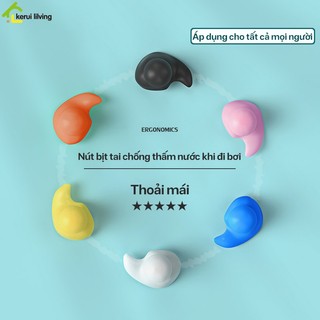 Nút bịt tai chống nước, đồ nhét tại, dụng cụ bịt tai, nút nhét tai PIKUP chống nước khi bơi lội