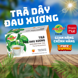 Trà Dây Đau Xương Túi Lọc Hùng Phát Hỗ Trợ Mạnh Gân Cốt Từ Dây Đau Xương, Lá Lốt, Đậu Đen, Cam Thảo