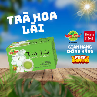 Trà Lài Túi Lọc Hùng Phát Hộp 50g Từ Trà Xanh & Hoa Lài - Thức Uống Tinh Khiết Thơm Ngon