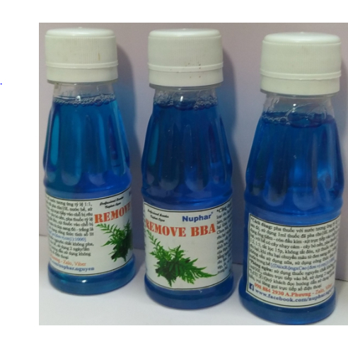 Diệt rêu hại REMOWER BBA - Diệt rêu chùm đen, thủy tức và các loại rêu hại trong hồ thủy sinh (xanh 