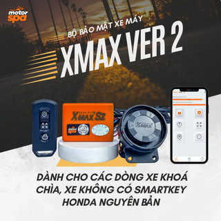 Bộ bảo mật xe máy Xmax S Ver.2 dành cho xe không có smartkey nguyên bản, xe khóa chìa...