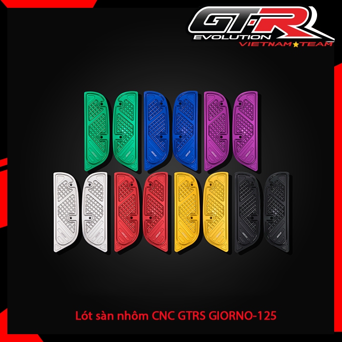 [Chính hãng] Lót sàn để chân nhôm CNC V2 GTRS GIORNO
