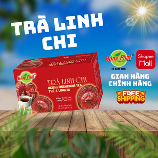 Trà Linh Chi Túi Lọc Hùng Phát Hộp 50g 25 Gói Hỗ Trợ Giải Độc Bảo Vệ Gan