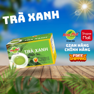 Trà Xanh Túi Lọc Hùng Phát Hộp 50g 25 Gói Tinh Hoa Thiên Nhiên Cho Sức Khỏe Từ 100% Trà Xanh