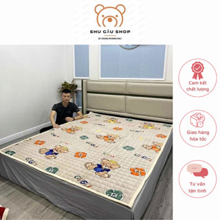 Thảm Yuki trải giường, thảm nỉ nhung cao cấp dày ấm cho mùa đông