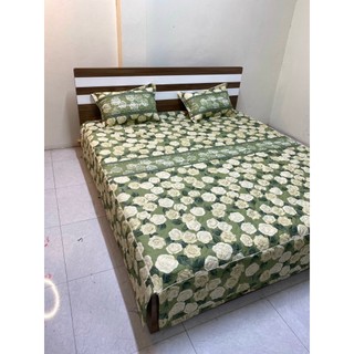 (Chăn hè, chăn đông có khoá kéo) Vỏ chăn trần bông, vỏ bọc  mền lồng được ruột 1m8x2m - Mền có khoá kéo [Hoa hồng xanh]