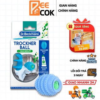 Bóng giặt chống nhăn quần áo Dr Beckmann Trockner Ball dùng cho cả giặt và sấy