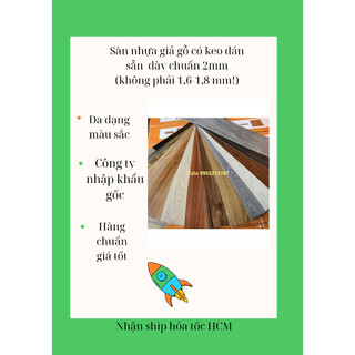 [ 7 miếng ] ✅ sàn nhựa vân gỗ cao cấp sẵn keo bóc dán ốp nhà loại dày 2mm 1,8mm giá rẻ tại tpHCM