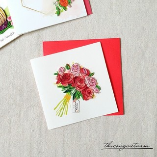 Thiệp quilling 20/11