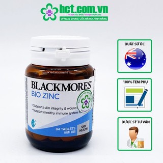 Viên uống kẽm blackmores bio zinc lọ 84 viên
