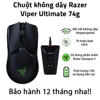 Chính hãng - chuột razer viper ultimate - chính hãng bảo hành 12 tháng