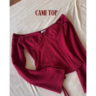 Cami Top - Áo tay dài ống loe - Paparoti.sg