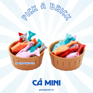 [N04] Con cá mini Đồ chơi minifigures - Đồ chơi lắp ráp xếp hình PAB minifigure thú cưng động vật biển fish animal pet