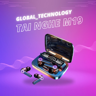 Tai nghe bluetooth-PRAMI-Tai nghe bluetooth không dây M19 tws gaming