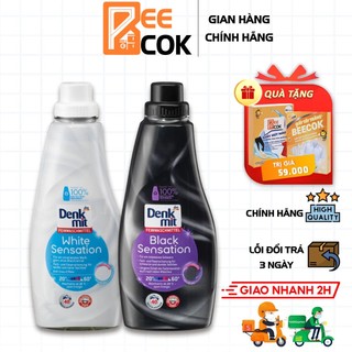 Nước giặt quần áo trắng, quần áo tối màu Denkmit White Sensation 1L