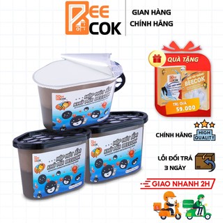 Hộp hút ẩm khử mùi Beecok chống ẩm mốc cho tủ quần áo, tủ giày, phòng vệ sinh 230gr