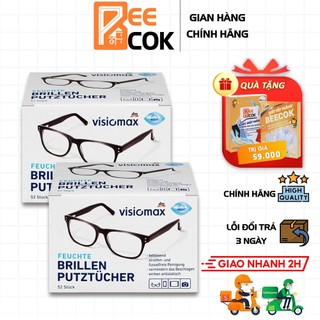 Giấy lau kính Visiomax hộp 52 tờ giúp làm sạch và bảo vệ kính