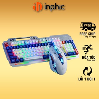 Bàn phím máy tính gaming Yindiao K9 Gundam có dây giả cơ 104 key led rgb công thái học gõ phím nhanh chơi game pubg lol
