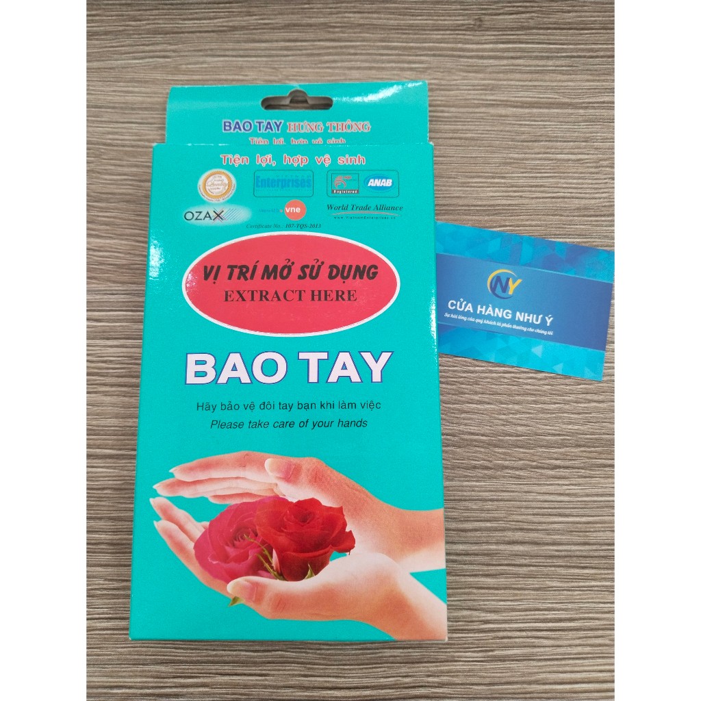 [RẺ VÔ ĐỊCH] BAO TAY XỐP 1 HỘP 100 CHIẾC