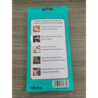 [RẺ VÔ ĐỊCH] BAO TAY XỐP 1 HỘP 100 CHIẾC