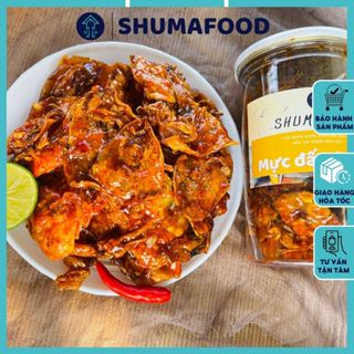 Mực rim nướng than Shumafood chuẩn mực đất dai ngon