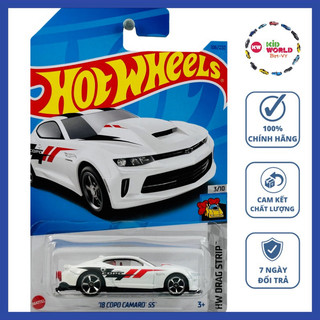 Xe mô hình hot wheels basic '18 copo camaro ss hkh28.