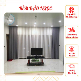 Rèm cửa chống nắng bảo ngọc, vách ngăn phòng vải gấm cao cấp đủ size