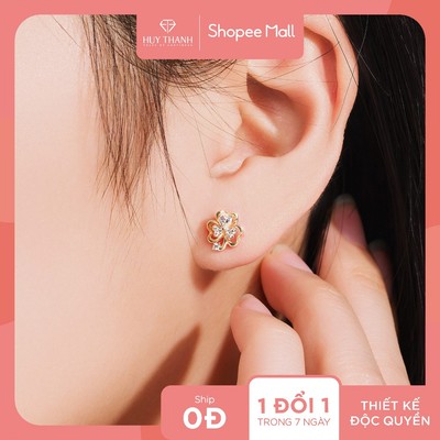 Bông Tai Nữ Vàng Tây BTPTB368 Huy Thanh Jewelry