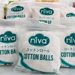 TÚI 100 VIÊN BÔNG NIVA DÙNG NHÉT TAI CHO MẸ SAU SINH, DÙNG HÀNG NGÀY CHO GIA ĐÌNH