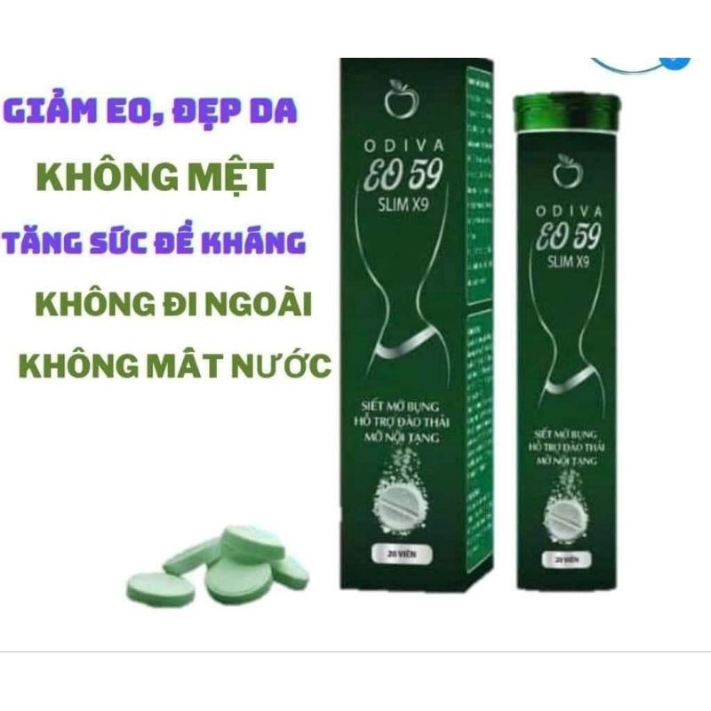 Sủi Giảm Cân, Sủi Giảm Mỡ Bụng Odiva Eo 59 Slim X9