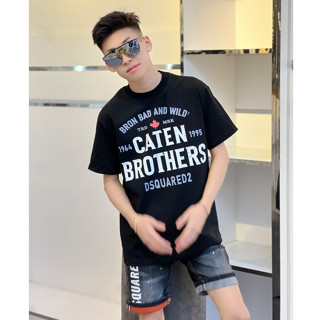 Áo Thun nam DSQ 147 Họa Tiết Hình In Nhiệt Cao Tầng Chất Liệu Cotton Mịn Co Dãn 2 Chiều Có 2 Mầu Phù Hợp Cho Nam