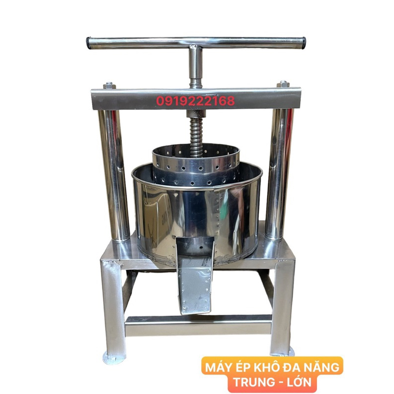🥥 MÁY ÉP KHÔ ĐA NĂNG, ÉP DỪA, TÓP MỠ, INOX TRUNG 14CM