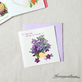 Thiệp quilling 20/11