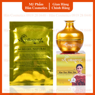Kem face nhân sâm vàng NCollagen Hân Cosmetics 25g 8938526572027 - Tặng kèm 1 gói tẩy da chết 10g