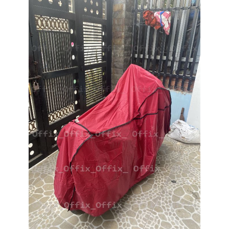 Bạt Trùm xe máy Vải CAO CẤP 2 MẶT chống nóng xe  hiệu Offix