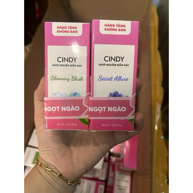 10ml - Nước hoa Cindy(Mẫu thử hàng cty Mỹ Phẩm Sài Gòn)